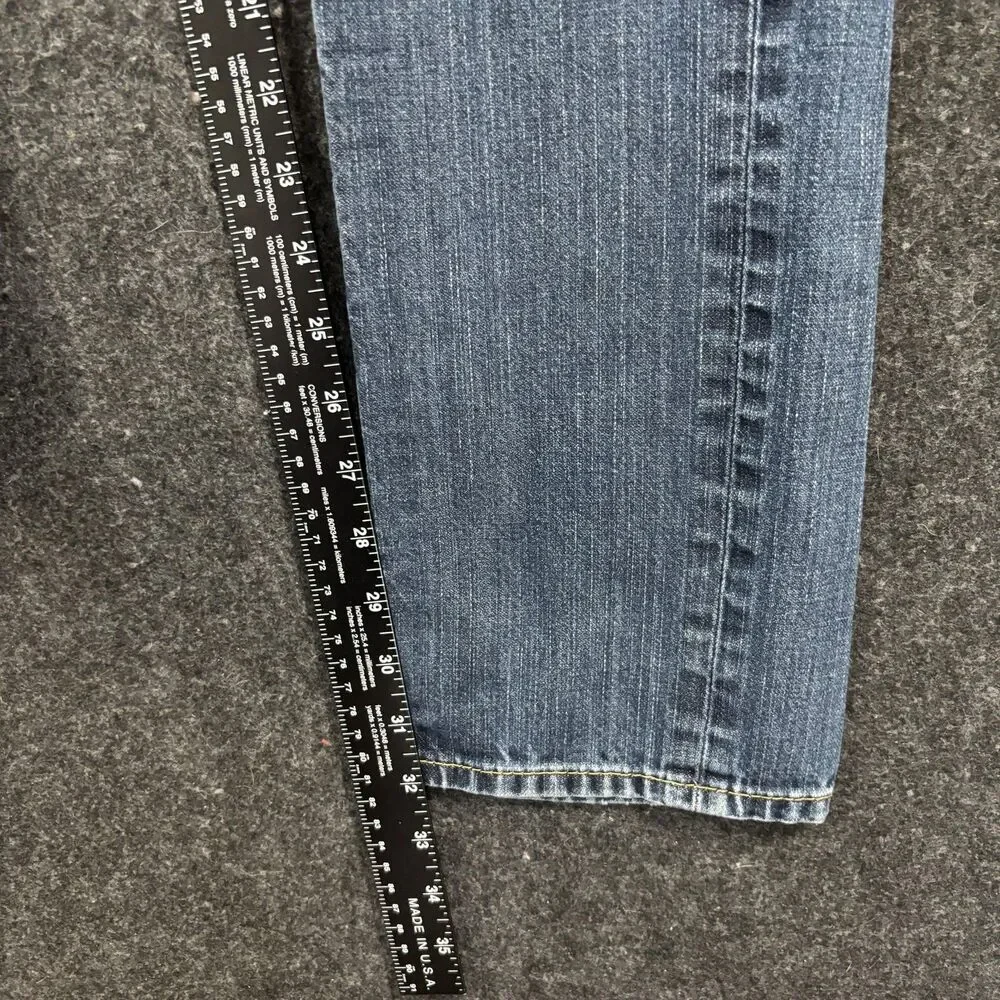 True Religion Lost Lagoon Jeans Mens 29 Blue Slim Flap Medium Wash Pockets